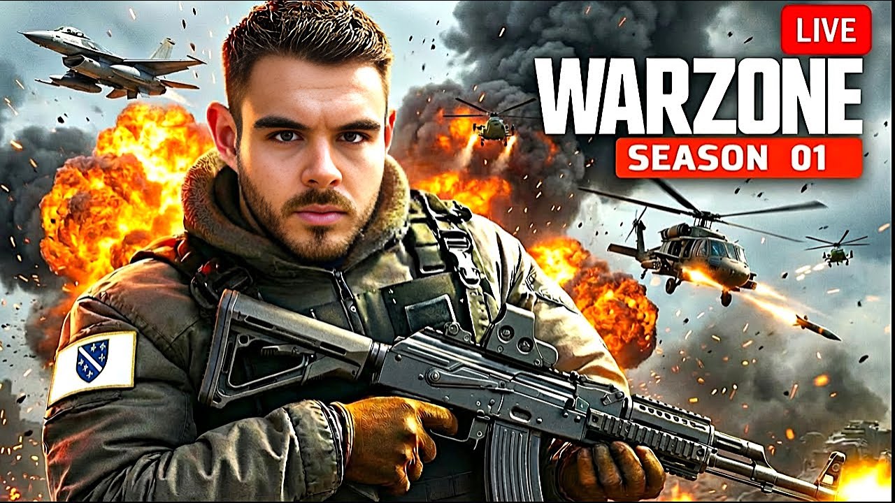 🔴LIVE - 🏆 BO7 WARZONE 🏆 SEASON 1 🔥 NEW MAP 🔥