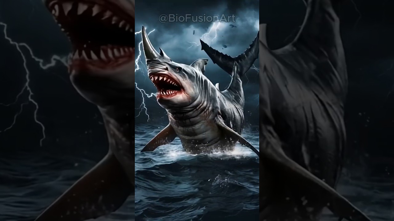 Unbelievable Hybrid Creatures Rhino Shark Gorilla Pig Tiger Snake Dinosaur Turtle 