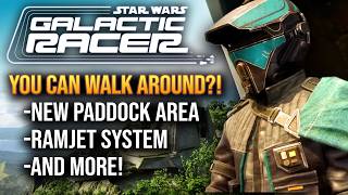 Download Lagu Star Wars Galactic Racer – You Can WALK Around?! New Paddock \u0026 Ramjet Details! MP3