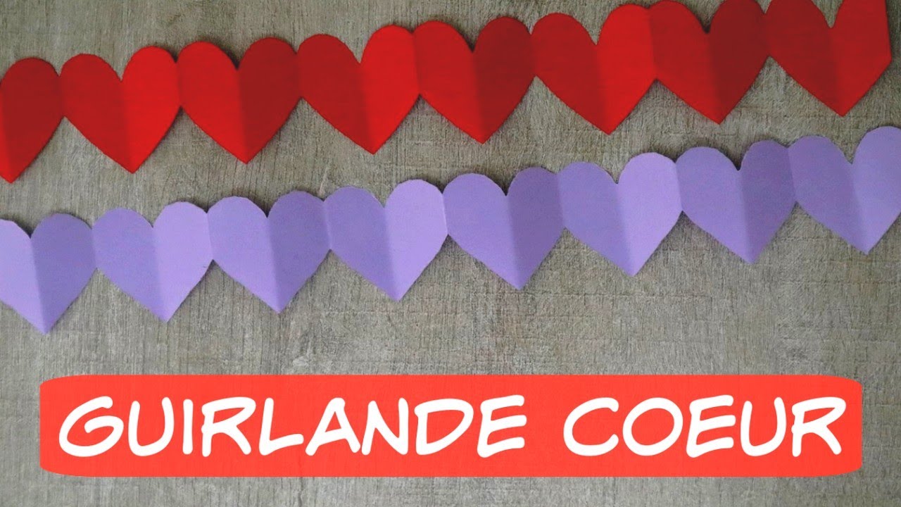 Guirlande COEUR pour la St Valentin ! 