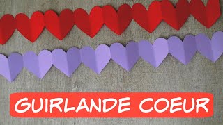 Guirlande papier saint valentin 4m