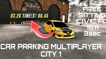TUTORIAL FOR HOW TO MAKE 3SEC CIVIC FD IN CAR PARKING MULTIPLAYER