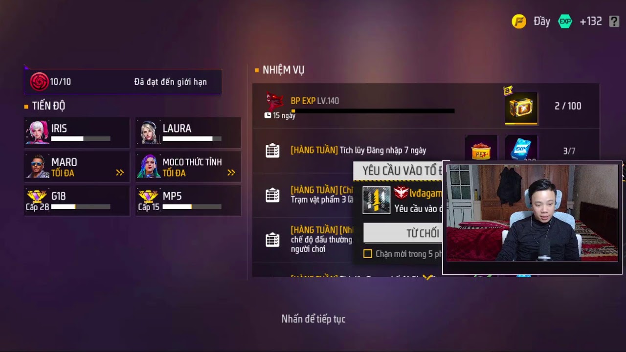 🔴 [LIVE] Giao Lưu Free Fire Hôm Nay – Thầy Giáo Hậu Mở Team Code