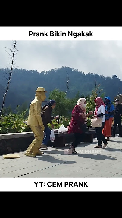 Video Lucu..!! Prank Patung Hidup Bikin Ngakak..!! Statue Prank #statueprank #shorts