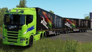Trailer de Rápidos y Furiosos Doble Remolque | DLC Beyond Baltic Sea ETS2 1.33 - Rutas en Directo Trailer de Rápidos y Furiosos Doble Remolque | DLC Beyond Baltic Sea ETS2 1.33 - Rutas en Directo