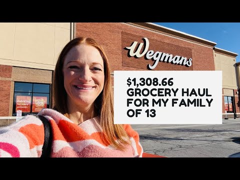 $1,308.66 GROCERY HAUL FOR MY FAMILY OF 13