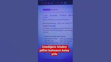 Kitapların  PDF’ini bulmanın kolay yolu