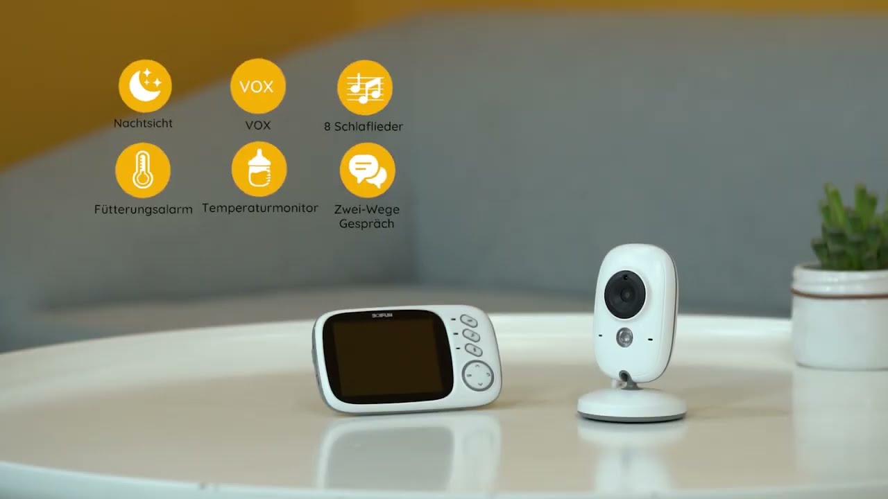 GHB Baby Monitor with Camera Baby Monitors Video Baby Monitor Two