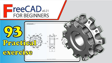 FreeCAD Beginners tutorial: practical exercise 93