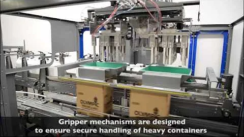 Case Packer for Gallon Containers - A-B-C Model 101