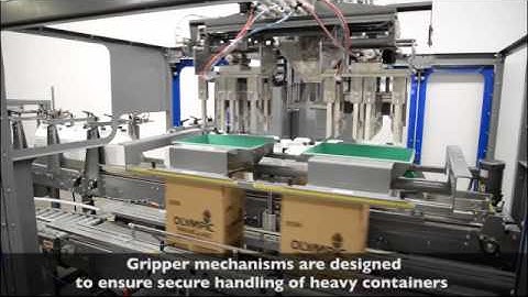 Case Packer for Gallon Containers - A-B-C Model 101