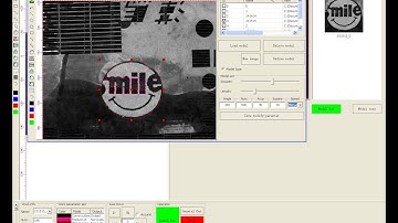 software operation of large vision laser fabric/leather cutting machine