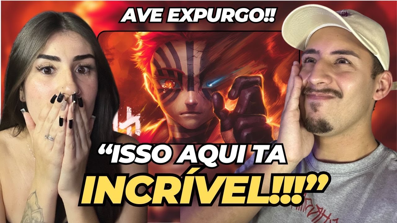 (APOSENTANDO O AKAZA!) | Akaza (Demon Slayer) - Crepúsculo | Henrique Mendonça | REACT