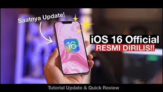 ⁣Smooth Banget!! Cobain Ios 16 Official Yuk.. Tutorial Update & Quick Review Indonesia