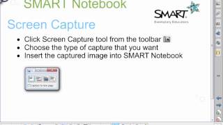 SMART Notebook 14-Screen Capture