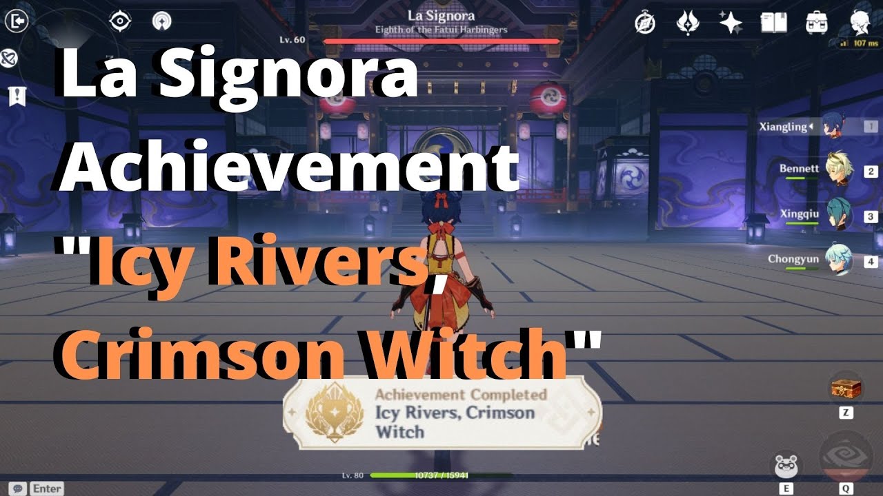 La Signora Achievement | Genshin Impact 2.1