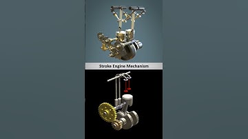 Single- & Double-Cylinder engine📌#automobileengine #carpart #differentialgear #mechanic@Er_Simmu1014