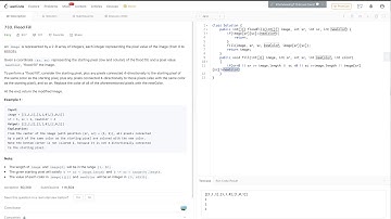 LeetCode - 733  Flood Fill - Java