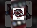 Best-seller: 20 Slot Watch Box Watch Case for Men with Large Glass Lid 2Tier Watch Displa