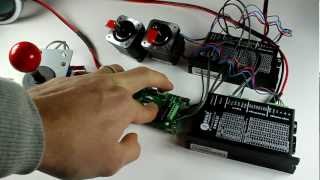 Stepper Motor Pan and Tilt or XY Jog controller