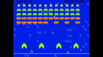 Game Boy Advance Space Invaders Clone