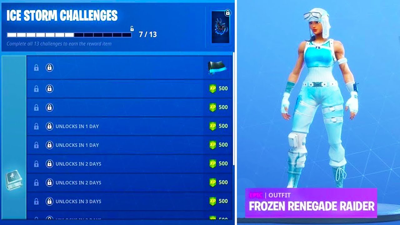 *NEW* Ice Storm Challenges UNLOCKED in Fortnite.. - YouTube