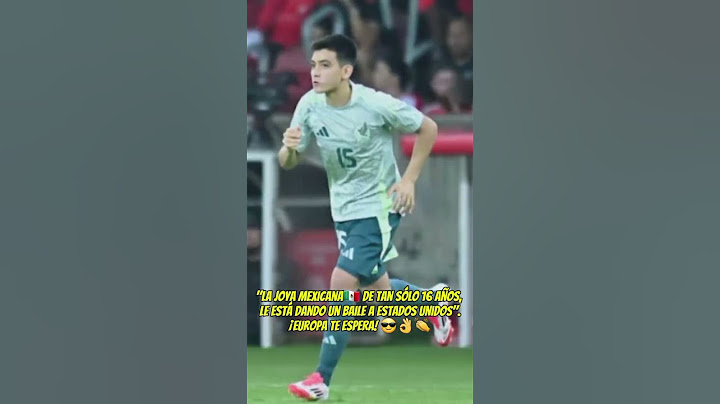 "La joya mexicana🇲🇽 de tan sólo 16 años, le está dando un baile a estados unidos". ¡Europa te espera