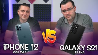 iPhone 12 Pro Max VS Galaxy S21 Ultra  Битката на титаните!  Кой е подобър?
