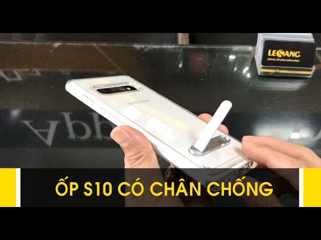 LÊ SANG | Review Ốp lưng Galaxy S10, S10 Plus Spigen Ultra S có chân chống dựng máy