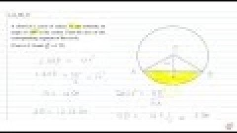A chord of a circle of radius 12 cm subtends an angle of `120o` at the centre. Find the area of ...