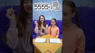 This or That! How to draw a cat from numbers 500 vs 5555. #shorts