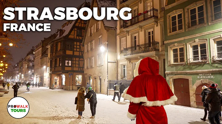 Strasbourg, France Evening Tour - 4K 60fps - with ...