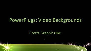 PowerPlugs: Video Backgrounds for PowerPoint -- Abstract-so-105