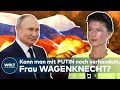 WAGENKNECHT: „Die Friedensverhandlungen waren sehr weit“, aber dann... | WELT INTERVIEW