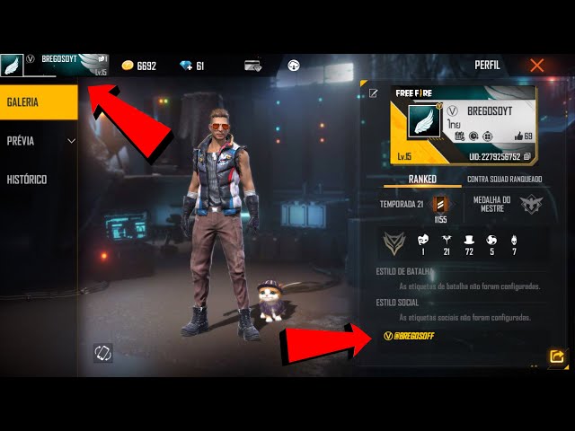 O NOVO BUG DO VERIFICADO NO FREE FIRE😳 KKKKKKK 