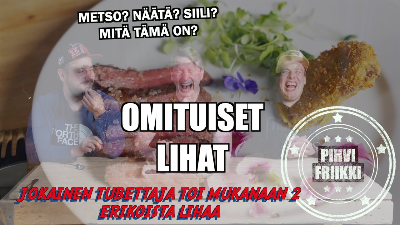 Omituiset lihat! Näätä? Metso? Siili? Mitä nämä on? ft. Pihvimies ja Resepti-kanava