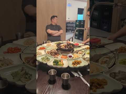 A serious Order of Banchan at Korean Restaurant
