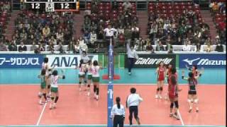 Vプレミア　Ｊｔ Vs Ｎｅｃ　　第５セット