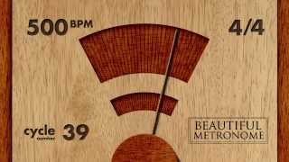 500 BPM 4/4 Wood Metronome HD