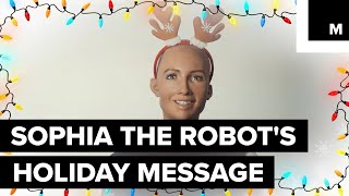 Sophia the Robot Has a (Kinda Creepy) Holiday Message