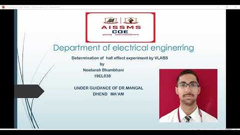 Virtual labs of hall effect