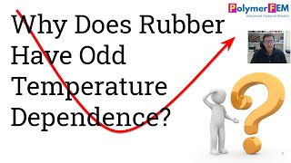Why Does Rubber Have Odd Temperature Dependence?