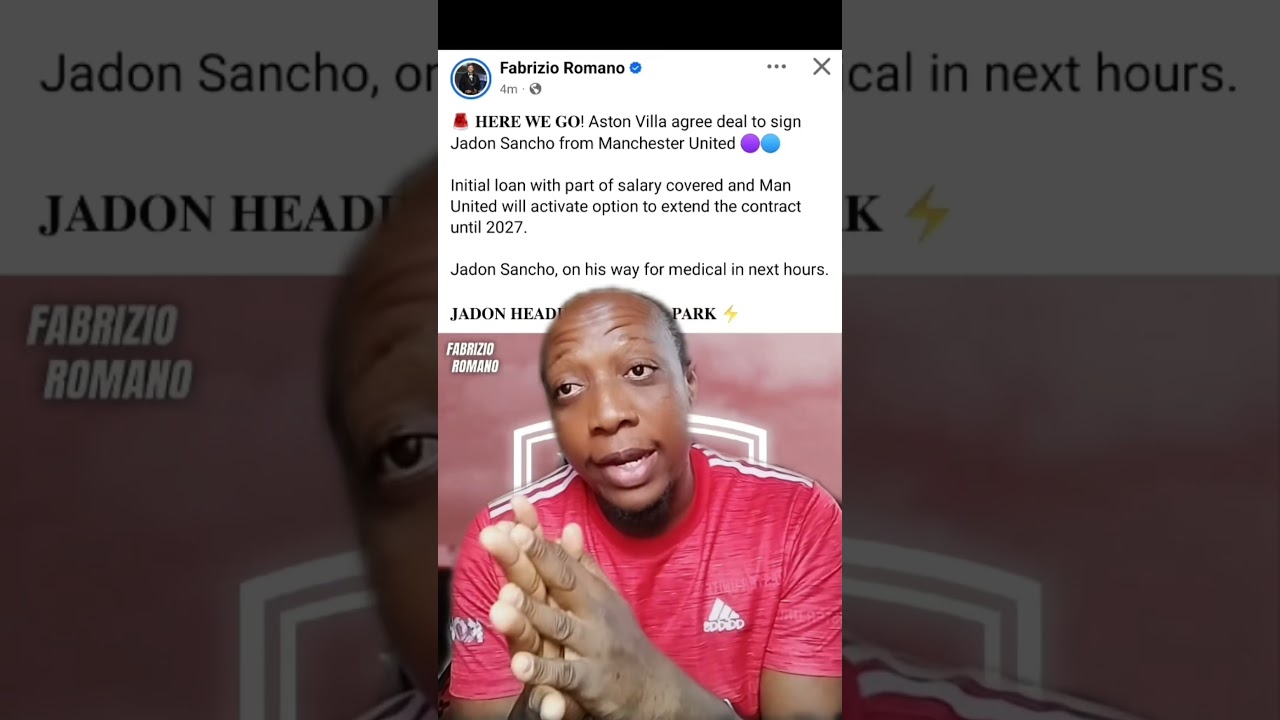 Jadon Sancho Finds a New Club on Transfer Deadline Day