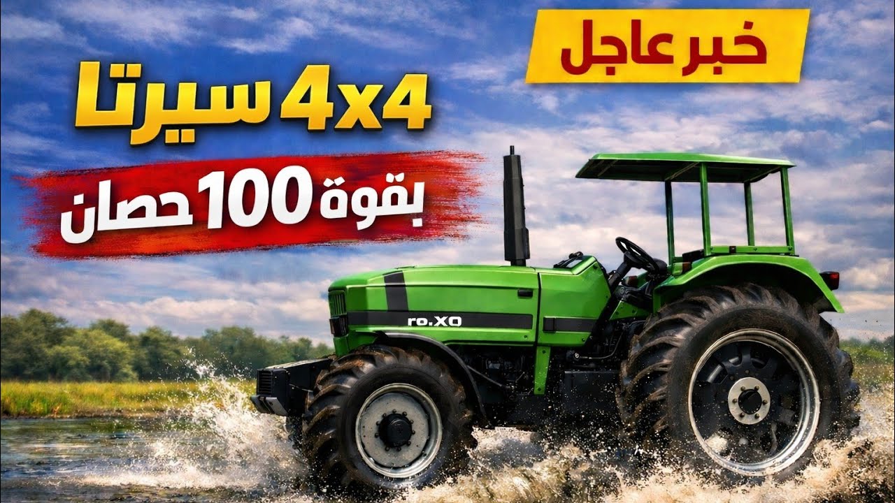 جرار سيرتا بدفع رباعي و 100 حصان ... سنة 2026  #الجزائر #اقتصاد_الجزائر #أخبار_الجزائر 