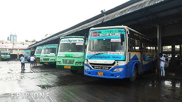 Erode Bus Stand Rainy Climate & TNTSC Blubies 💙 Entry in Erode Bus Stand _ Erode Bus Stand Videos