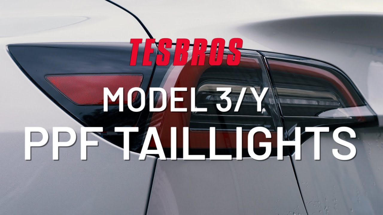 Taillight Protection - PPF for Model 3/Y - TESBROS