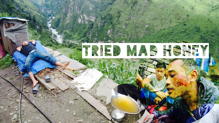 TRIED THE RARE HALLUCINOGEN HONEY And This Is What Happened || The Mad Honey From Nepal