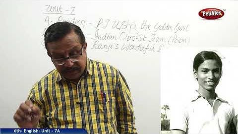 Unit 7 A | Class 6th State Board Syllabus English