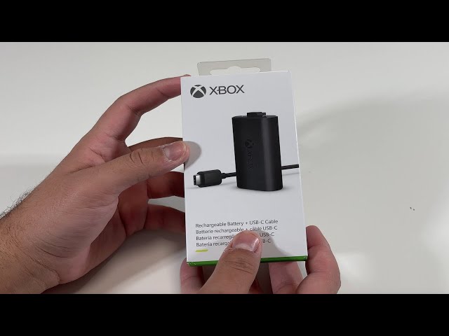 Xbox Series X Play & Charge Kit Unboxing 