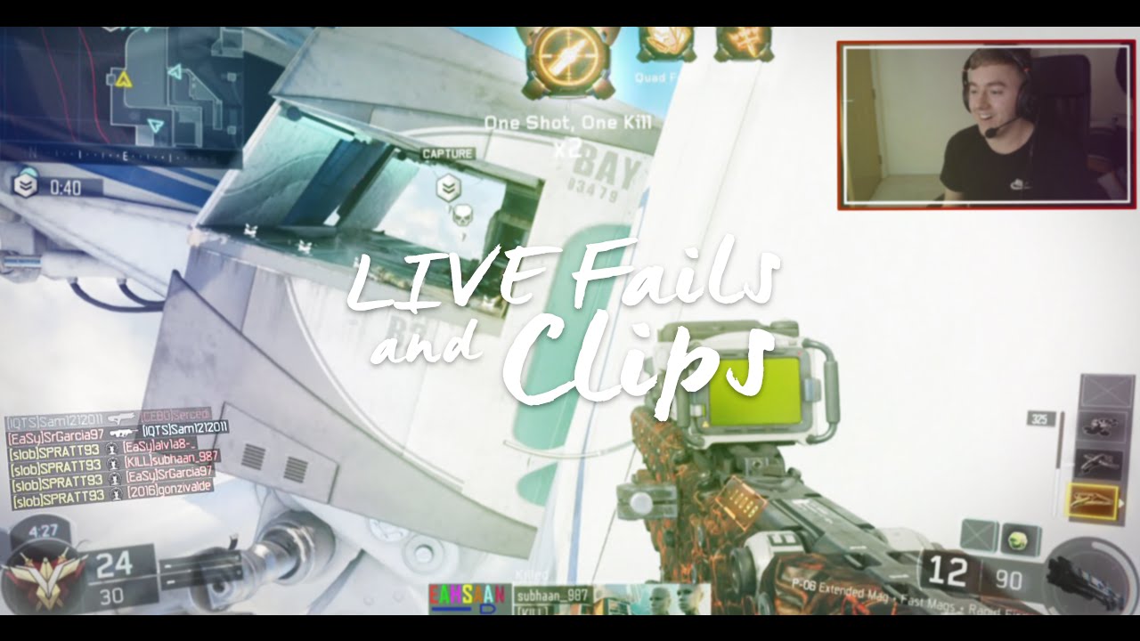 Quad Headshot Feed!! (BO3 Highlights)